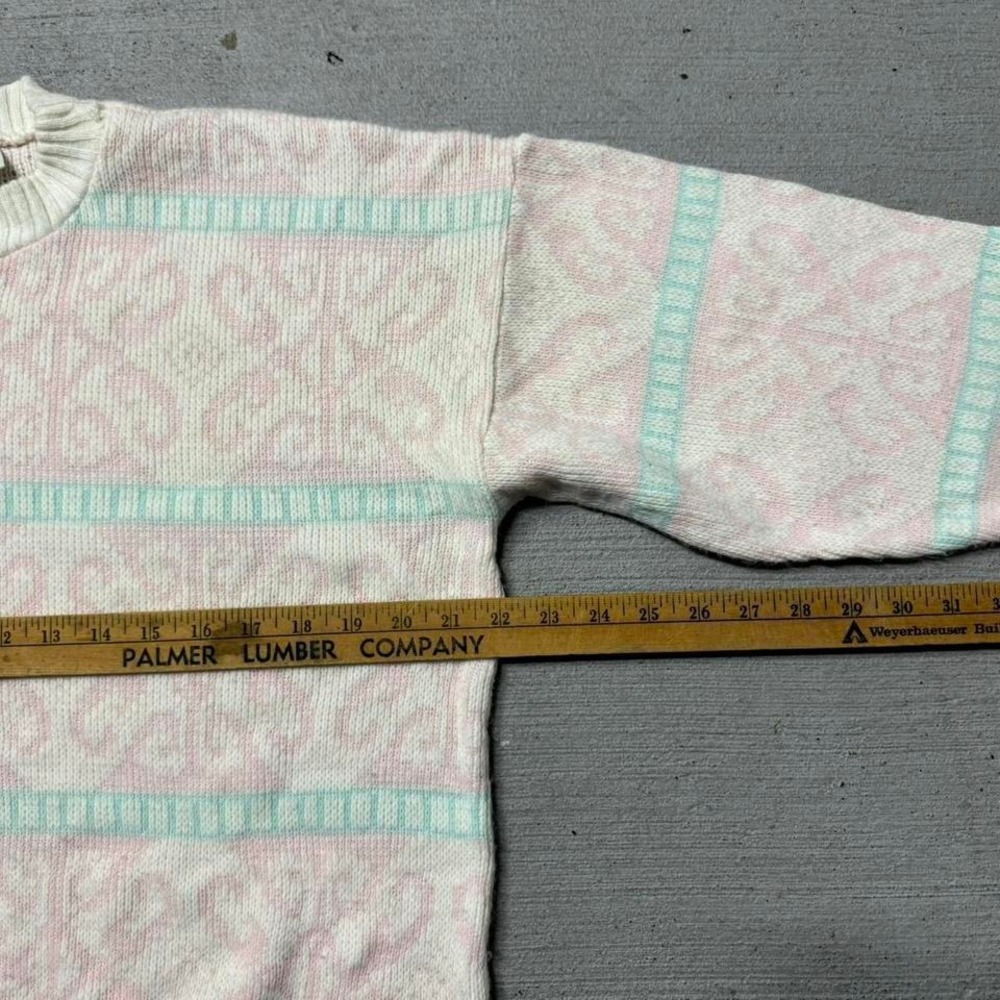 Vintage Jane Adams Knit Pattern Sweater‎ Size Large - Picture 4 of 7